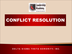 Step 1 - Delta Sigma Theta Sorority. Inc.