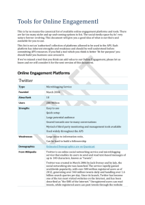 Tools for Online Engagement [DOCX 40Kb]