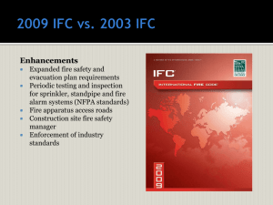 2009 IFC vs 2003 IFC