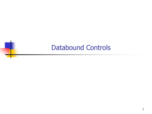 Databound Controls