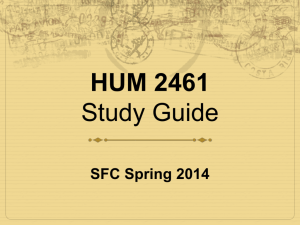 Study Guide Final Examination