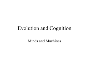 EvolutionCognition2014 - Cognitive Science Department