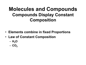 What Are Compounds?