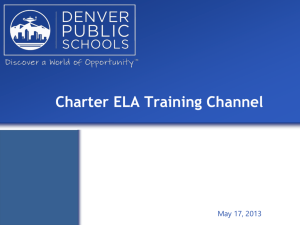 charter ela training channel content