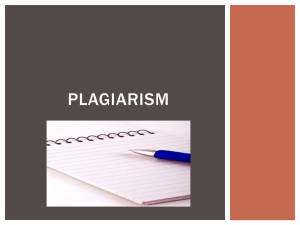 Plagiarism - Auburn public school