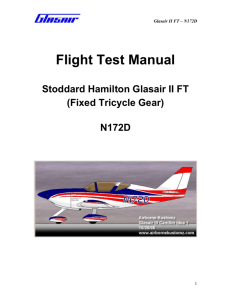 Flight Test Manual for Glasair II FT