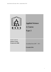 Applied Science A