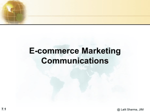 E-commerce Marketing Communications 7.2