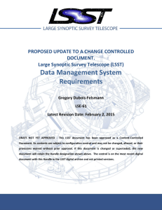 Data Management Subsystem Requirements