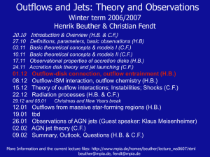 Outflows & Jets: Theory & Observations