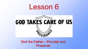 God the Father Preserver and Protector
