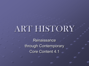 art history - Mrs. Russell's Visual Art classes