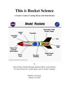 Rocketry Package - McMurry University