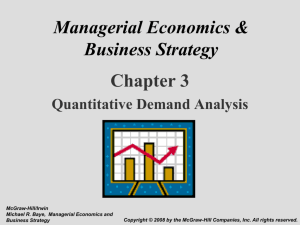 Quantitative Demand Analysis