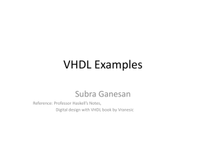 VHDL Example