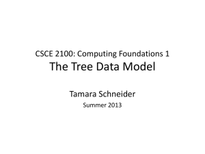CSCE 2100: Computing Foundations 1 Lecture 1: Introduction
