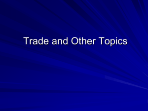 Controversies in Trade Policy