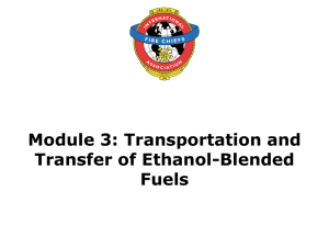 Transportation and Transfer of Ethanol-Blended Fuels