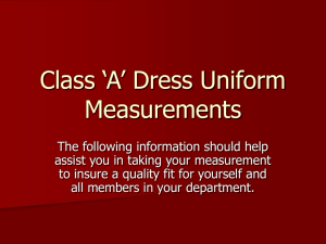 How to take Measurements - The Lighthouse Uniform Company