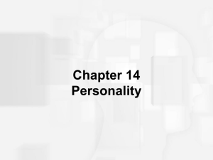 Chapter 14: Personality