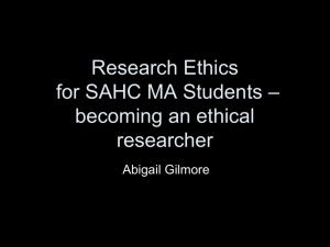 research ethics nov 10