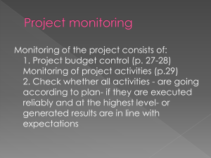 Monitoring Projektu - Liceo Lucio Piccolo