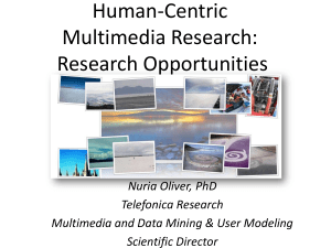 Personal Multimedia Research Challenges and
