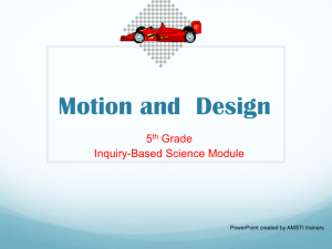 What do you KNOW about Motion and Design?