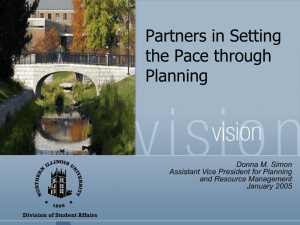 Annual Planning Overview, Jan. 2005