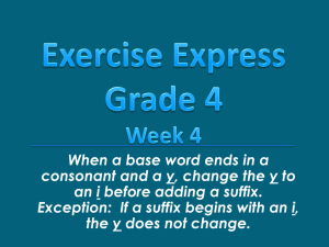 Week 4 Exercises