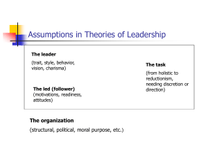 Approaches to reviewing leadership literature