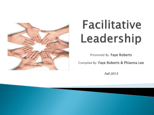 Facilitative Leadership