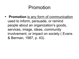 Promotion