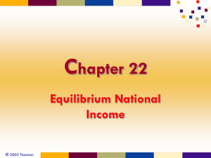 Equilibrium National Income - Choose your book for Principles of