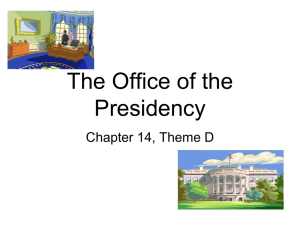 The Presidency