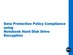 Dell's Encrypting Hard Drive Offering