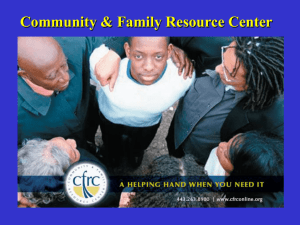 Baltimore City Community Family Resource Center