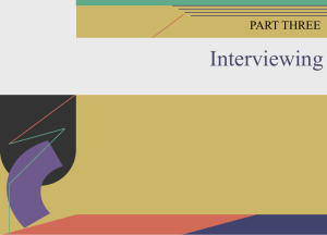 Interviewer - Napa Valley College