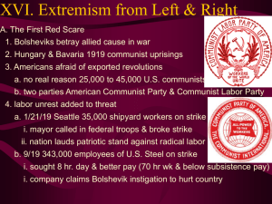 Extremism from the Left and Right - Cal State LA