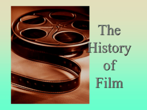 History of Film