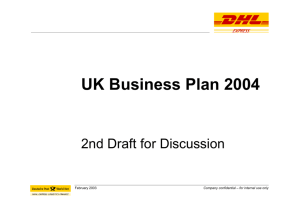 Business Plan 2004