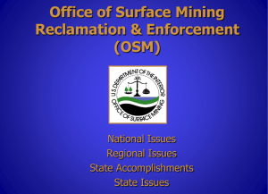 Office of Surface Mining Reclamation and Enforcement (OSM)