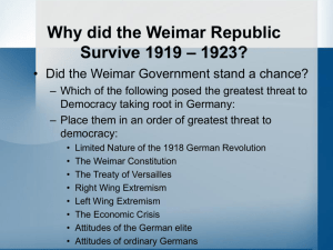 Weimar's Golden Years