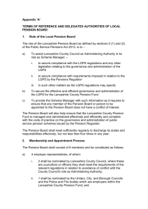 Appendix 'A' TERMS OF REFERENCE AND DELEGATED