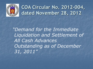 3GACPA 2013.Liquidation & Settlement