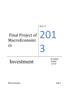 Final Project of MacroEconomics