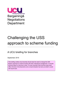 Section 1: Who is involved in shaping the USS scheme?