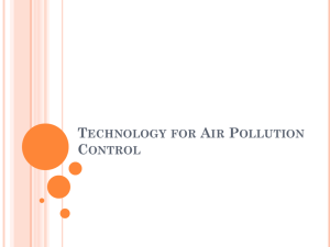 Technology for Air Pollution Control