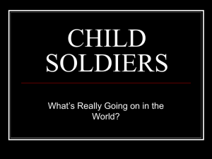 Child Soldiers PowerPoint