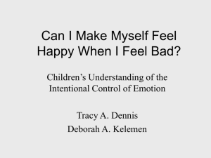 Can I Feel Happy When I Am Sad?